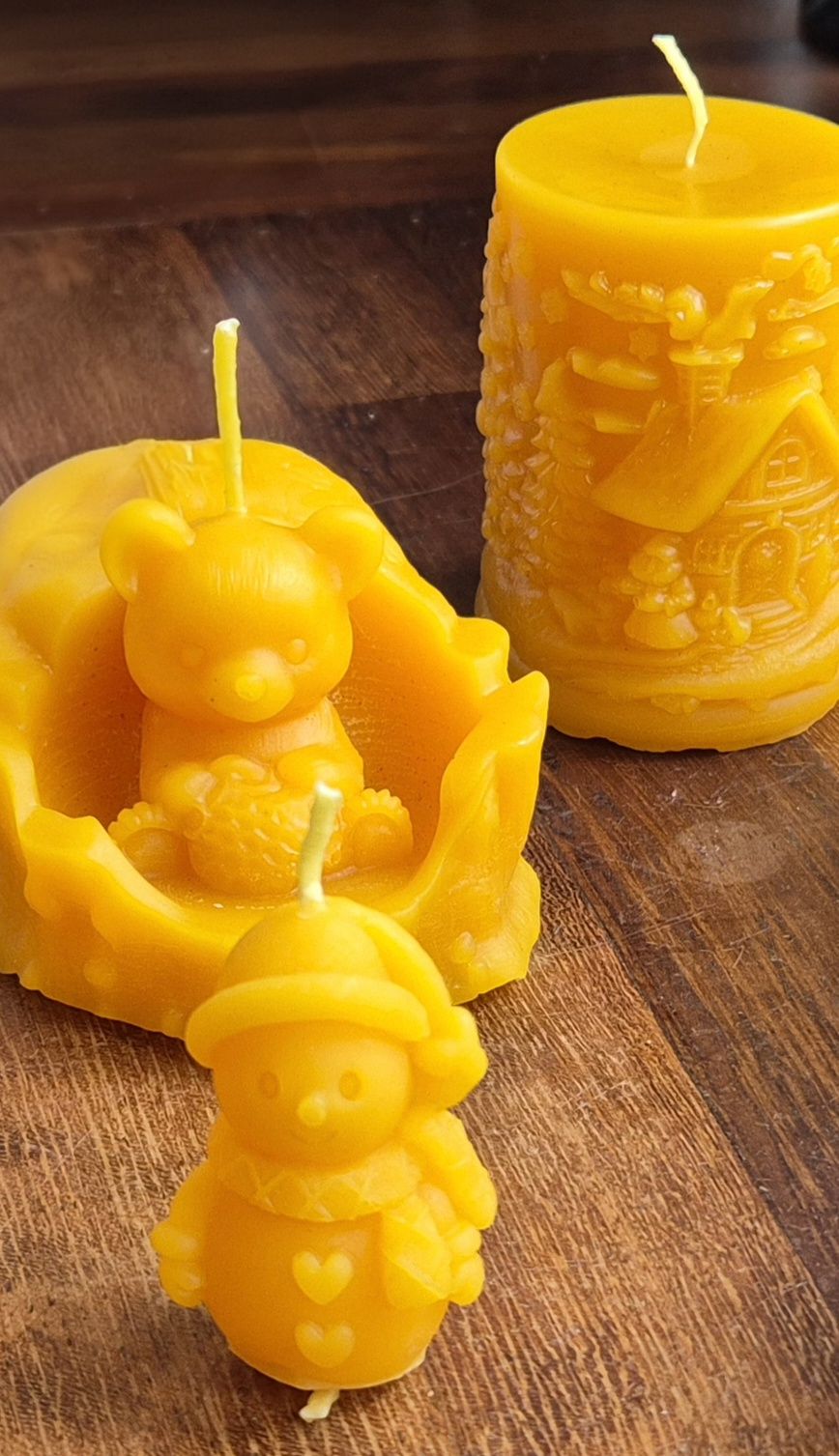 Kerzengeschenke aus dem Wachs unserer Honigwaben